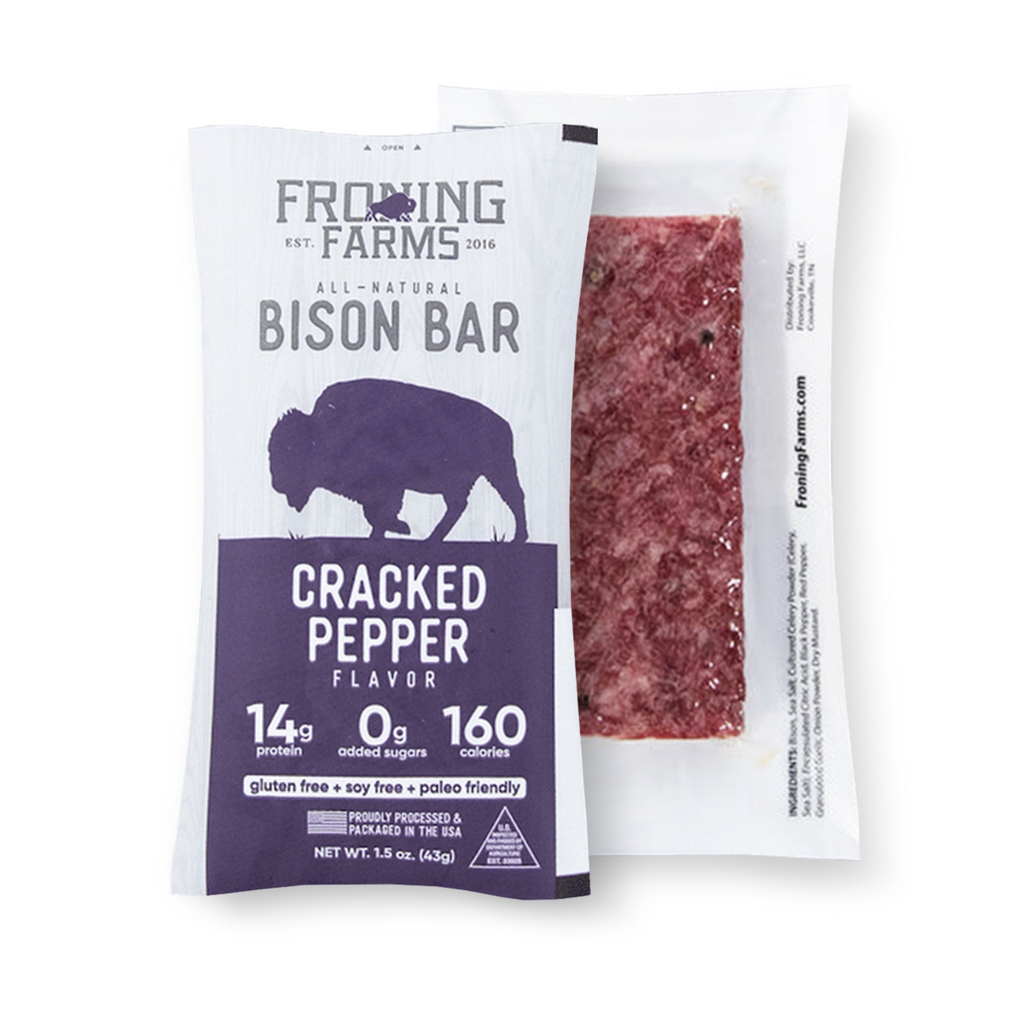 Cracked Pepper Bison Bars Wholesale
